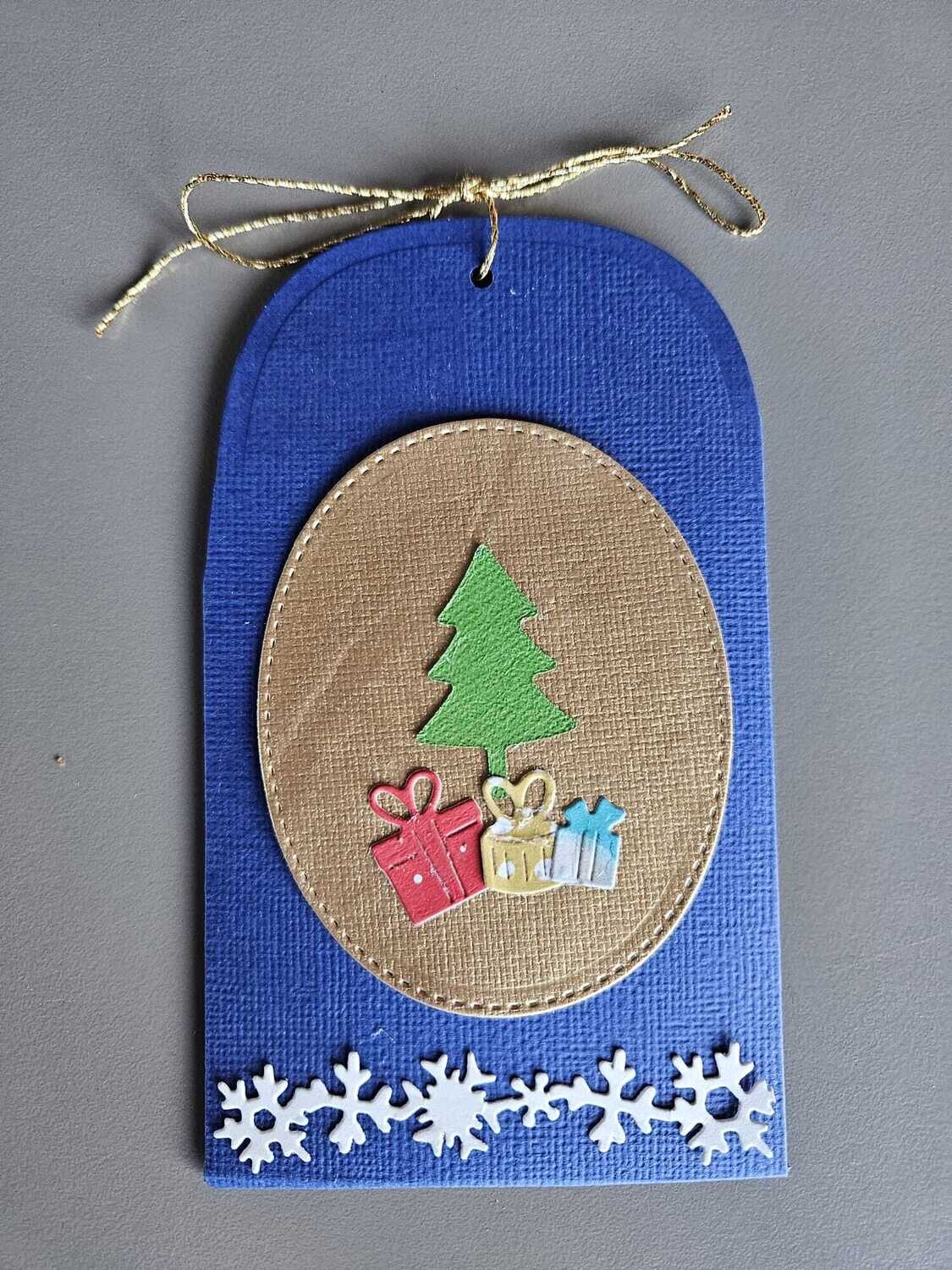Biglietto portasoldi o biglietto da appendere all&#39;albero di Natale