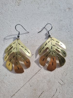 ORECCHINI flowers 897 ottone