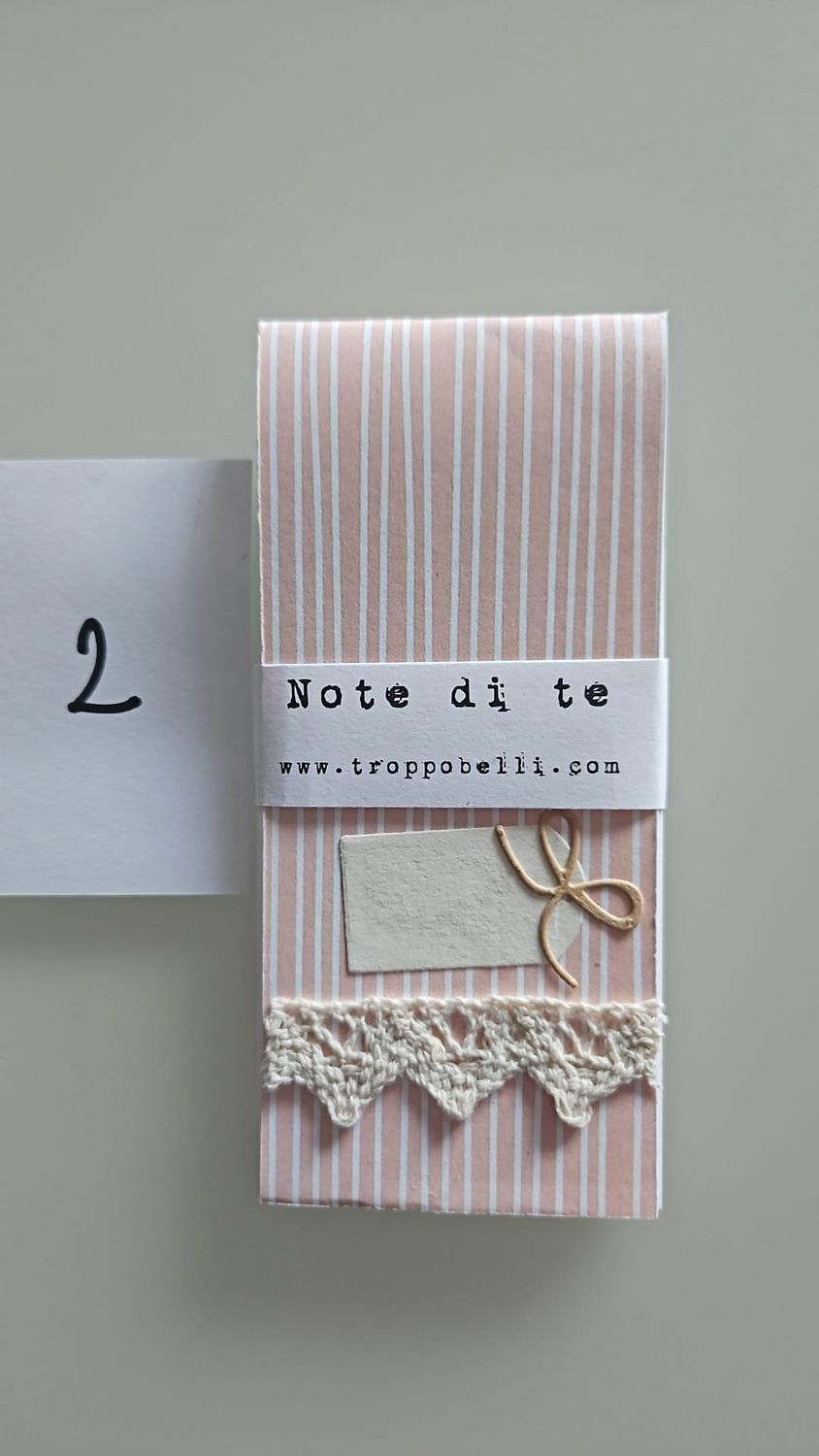 Note di te, i notes da borsetta, zaino, cartella
