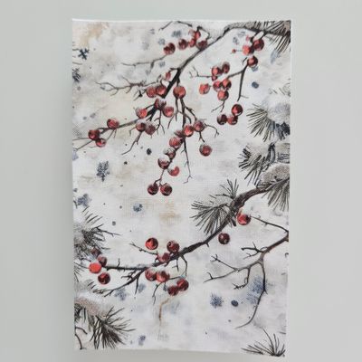Carta con Stampe Angeli Natale Vintage per scrapbooking