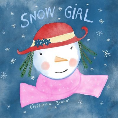 Snowgirl + colouring pages