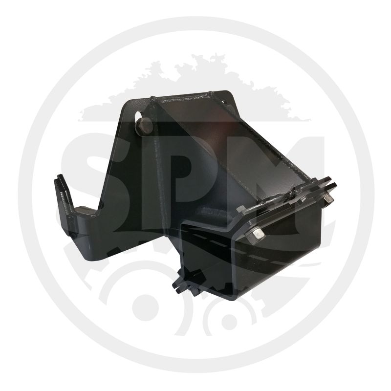 Tête accrochage lamier poutre carrée 100 mm adaptation pour KUHN