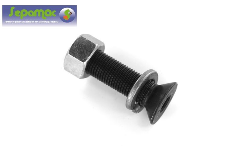 Kit vis de fixation de couteaux- comprenant: Vis TFHC1/2- Rondelle grower - Ecrou 1/2