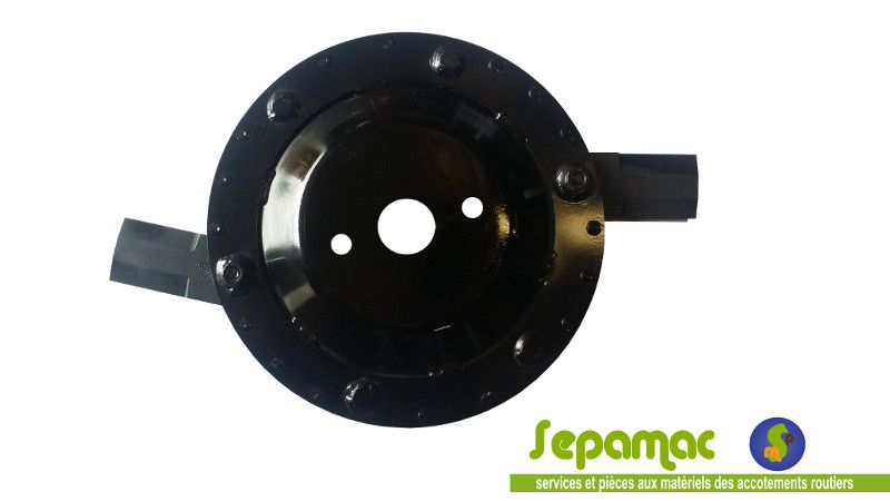 Plateau double renforce deux couteaux deux biseaux alesage 50 mm pour adaptation Kirogn LEM