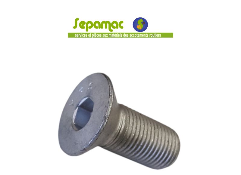 Vis TFHC 1/2 courte pour fixation des couteaux sur plateaux ventiles 650 mm