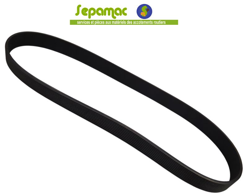 Courroie poly V 10 gorges pour lamier gamme 700 KIROGN (carter tôle)