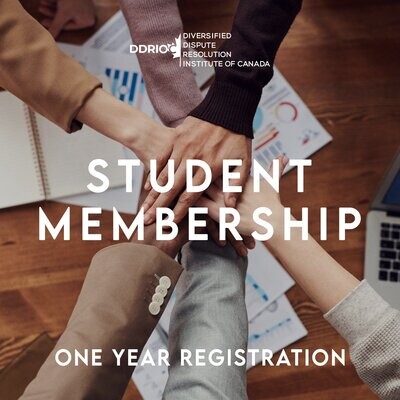 DDRIOC Student Membership - One Year Registration