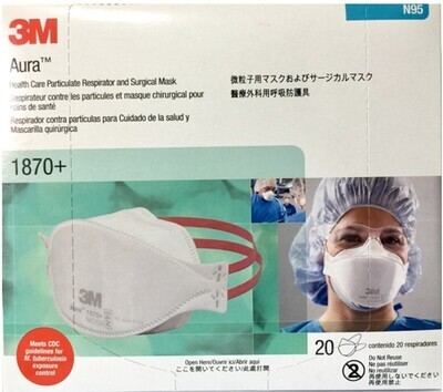 3M 1870+ N95 Fluid Resistance