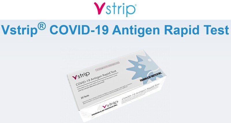 Vstrip COVID-19 Antigen test kits ( Nasal self test or nasopharyngeal swab)