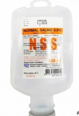 Normal saline 100ml bottle ( infusion   bottle)