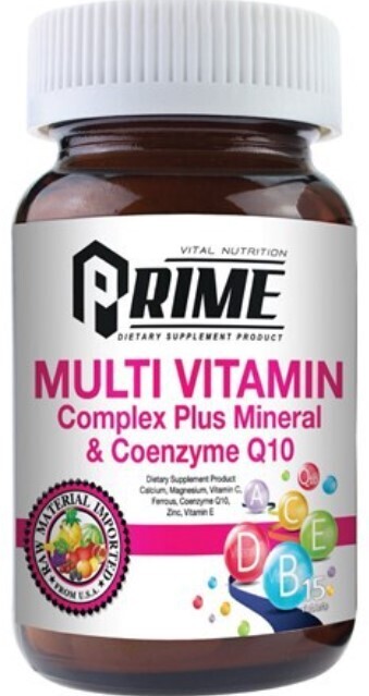 Prime multivitamin, mineral and  Coenzyme Q10