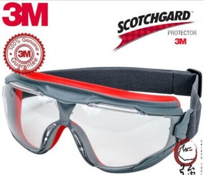3M Goggle GG501 antifog scotchgard  ရေငွေ့ပျံခြင်းအားကာကွယ်နိုင်သည့်မျက်မှန်