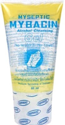 Mybacin antiseptic alcohol gel 60ml အိတ်ဆောင် အရက်ပျံလက်ဆေးဂျဲလ်