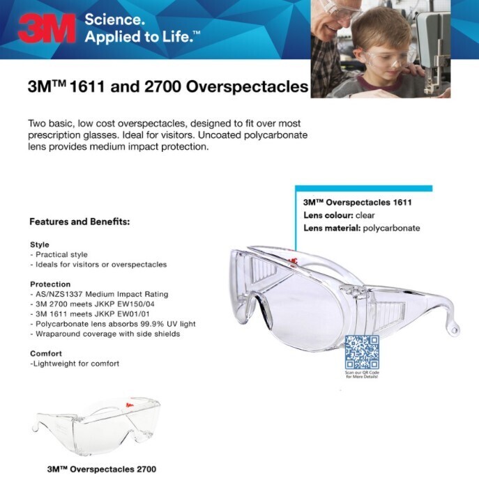 3M goggle 1611 ကိုဗစ်ကာကွယ်ရေးမျက်မှန်