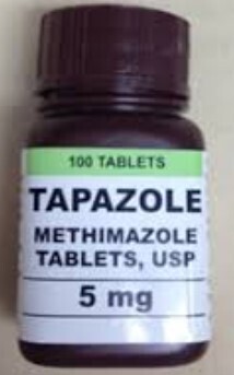 Tapazole(methimazole 5mg)သိုင်းရွိက်ဟော်မုန်းဆေး