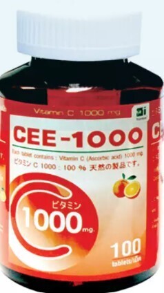 CEE-1000ဂျပန်နည်းပညာဖြင့်ထုတ်လုပ်ထားသောဗီတာမင်စီသီးသန့်အားဆေး ၁၀၀၀မီလီဂရမ္