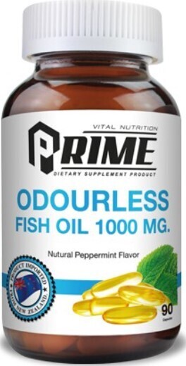 Prime Odourless Fish Oil 1000mgအနံ့မဲ့ နယူးဇီလန်ငါးကြီးဆီ