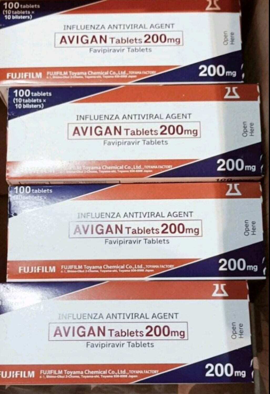 Avigan ( Favipiravir) 200mg အဗီဂန် တုပ်ကွေးနှင့်ကိုဗစ်ရောဂါသက်သာဆေး (မူရင်း ဂျပန်ဆေး)