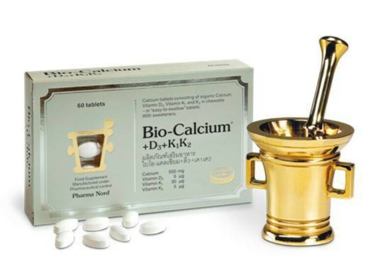 Pharma Nord Bio calcium, D3,VitK1, K2 သဘာဝ ကယ််လ်ဆီယမ် ဗီတာမင် D3 နှင့် K1,K2
