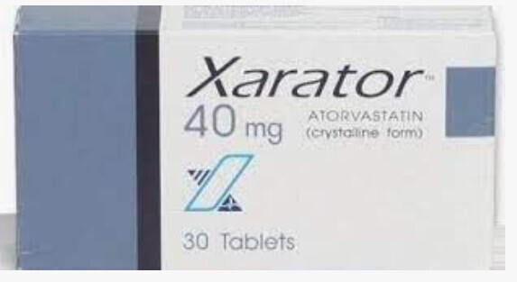 Xarator (Atorvastatin) 40mg Pfizerအဆီကျဆေး