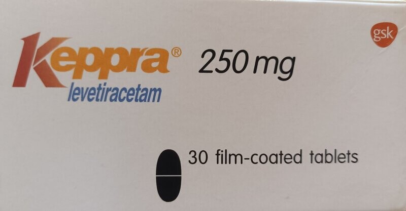 Keppra 250mg- Levetiracetam GSK အတက်ရောဂါများအတွက်ဆေး