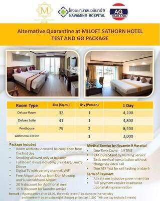 Test &amp; Go Miloft Sathorn Hotel