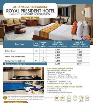 Royal President Hotel (Happy quarantine)