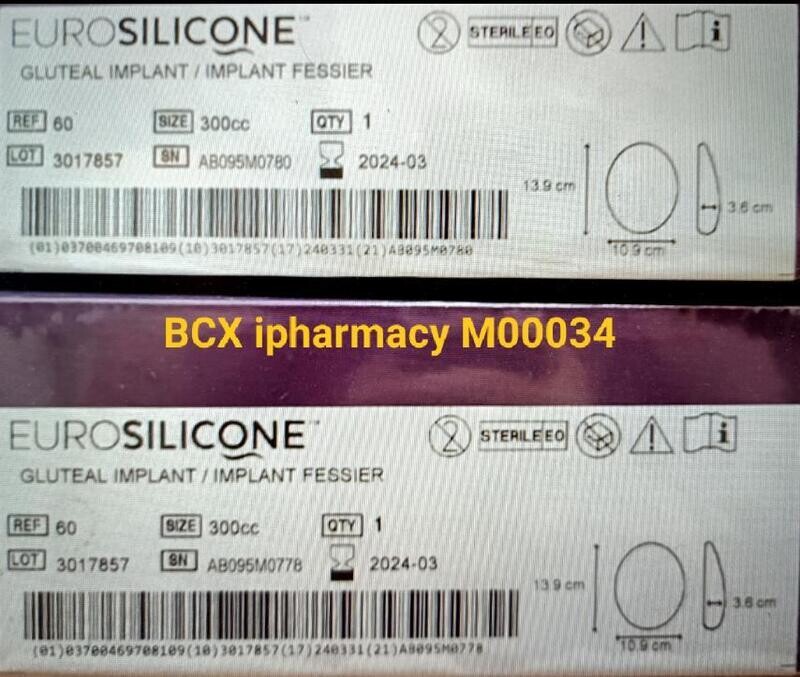 Eurosilicone Gluteal implant 300cc