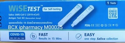WISE Test Saliva SARS-CoV-2 antigen test kit ( self test)