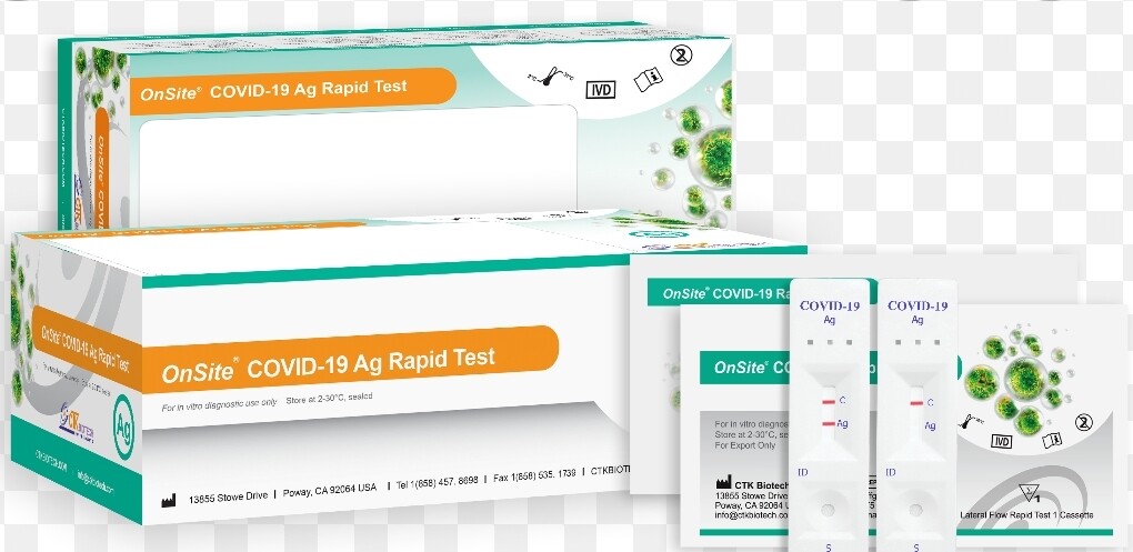 Onsite COVID-19 Ag Rapid test- Nasal swab