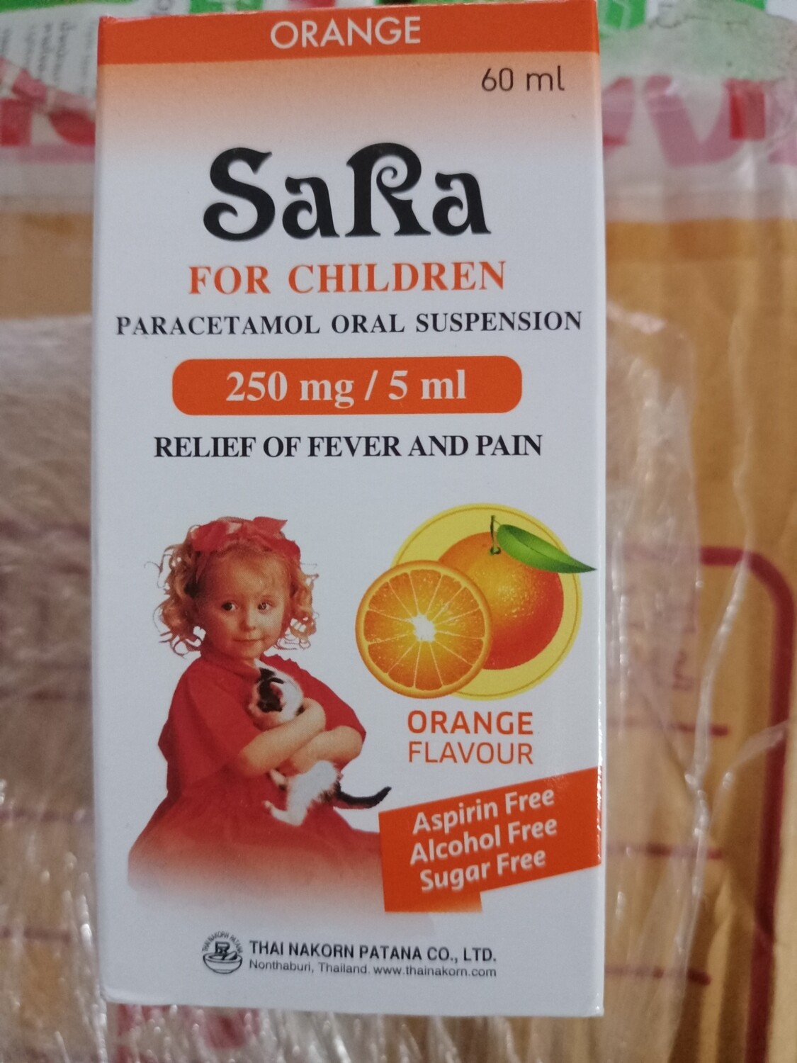 Sara child paracetamol 250mg