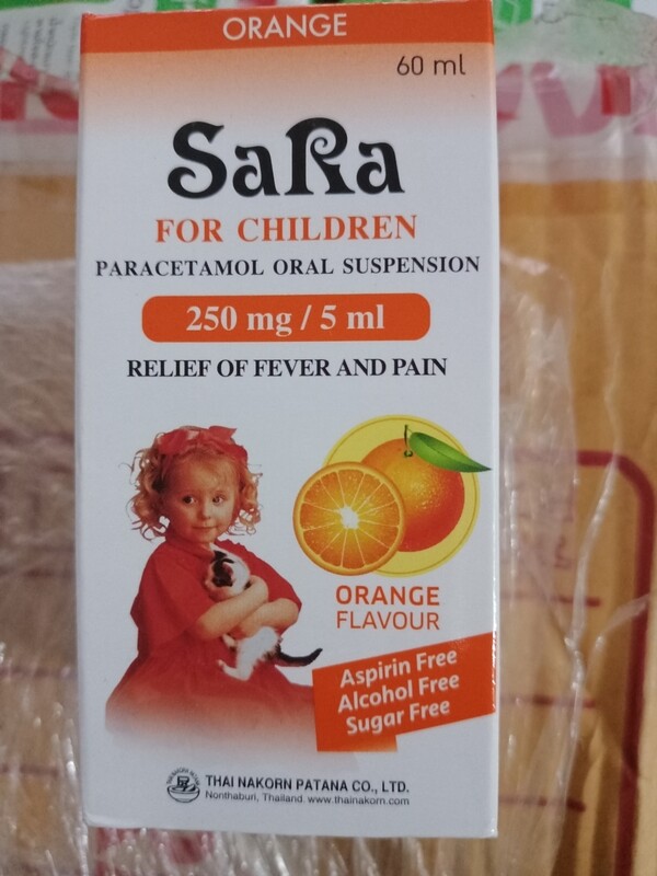 Sara child paracetamol 250mg