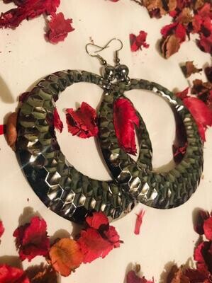 hoop unique round earrings