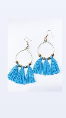 wool earrings