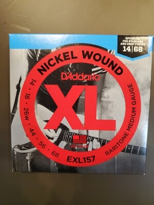D'Addario EXL157 14/68 Nickel Wound Medium Baritone Guitar Strings