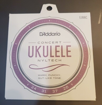 D'Addario Concert Ukulele Nyltech  EJ88C Strings