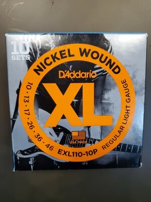 D'Addario XL EXL110-10 10/46 Strings (sold individually)