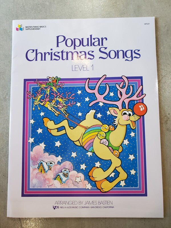 Bastien Piano Book Popular Christmas Songs Level 1