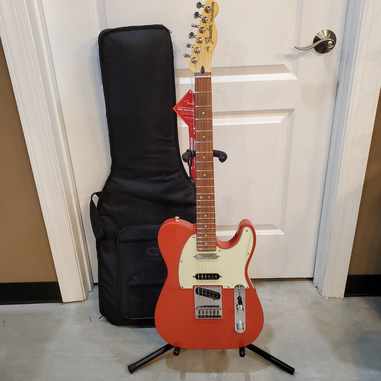 CONSIGNMENT: Fender Nashville Delux Telecaster Fiesta Red (in store purchase)