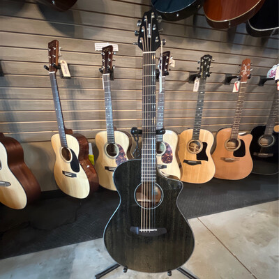 Breedlove ECO Rainforest S Concert CE Acoustic/electric Guitar-Black Gold African Mahogany