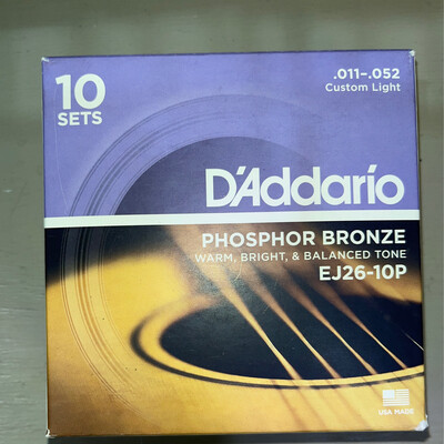 D'Addario EJ26 Acoustic Strings