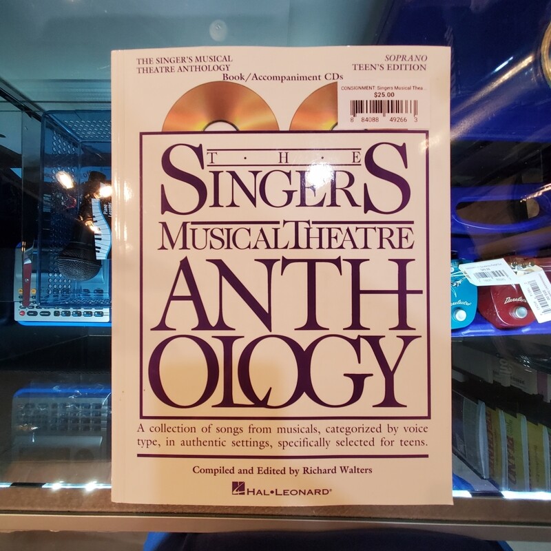 CONSIGNMENT: Singers Musical Theatre Anthology Soprano Teen Edition( In Store Purchase)