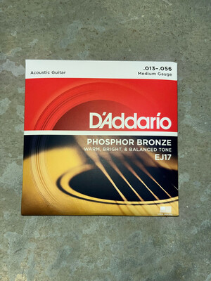 D'Addario Phosphor Bronze EJ17 .013-.056