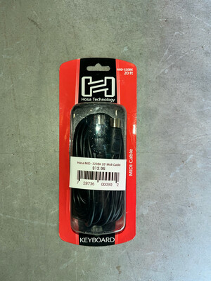 Hosa MID -320BK 20' Midi Cable