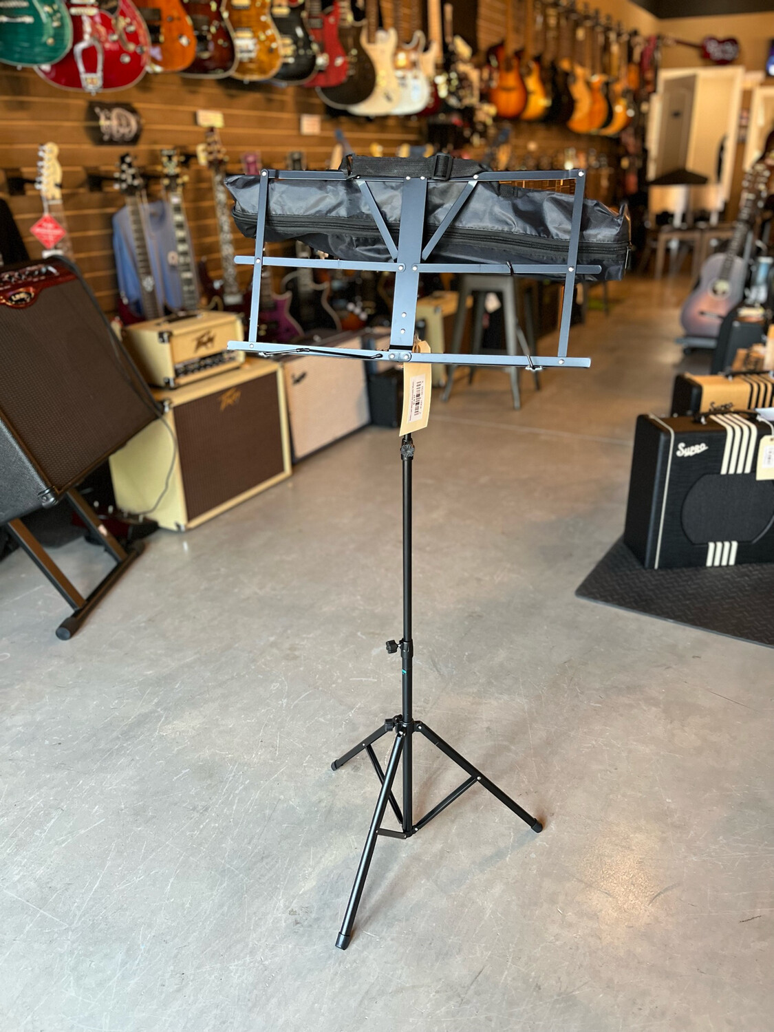 Guitto Light Weight Adjustable Music Stand With Carrying Case