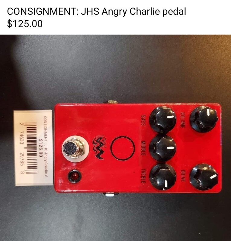 CONSIGNMENT : JHS Angry Charlie V3 Overdrive/distortion Pedal (In Store Purchase)