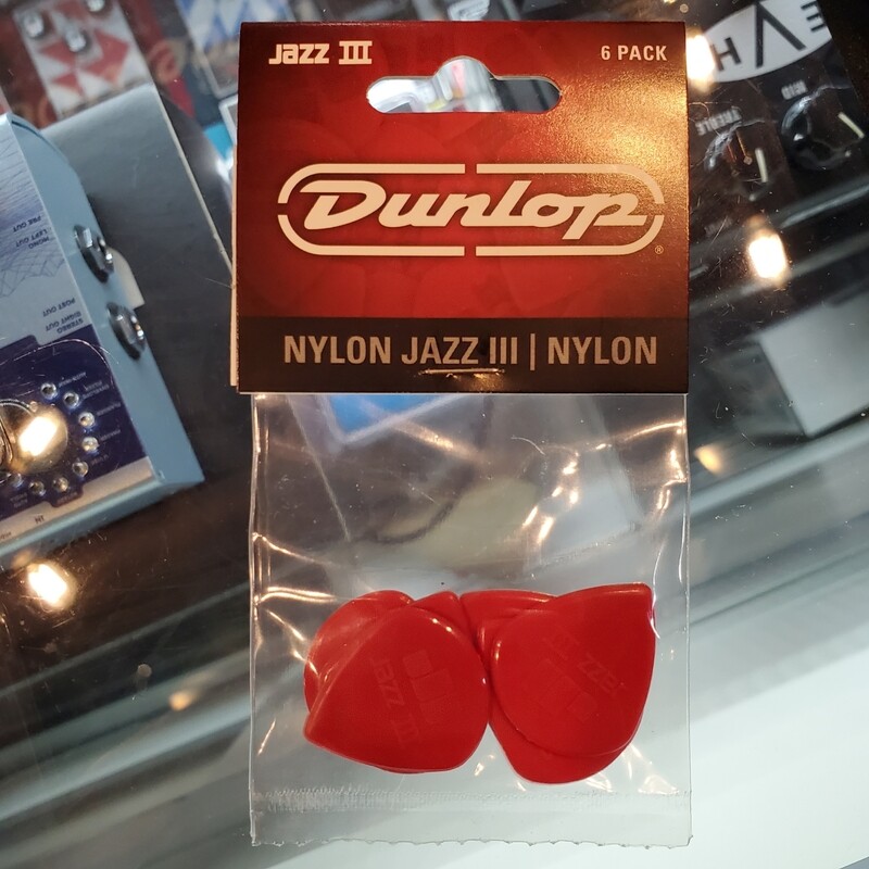 Dunlop Jazz III Picks 6 Pack