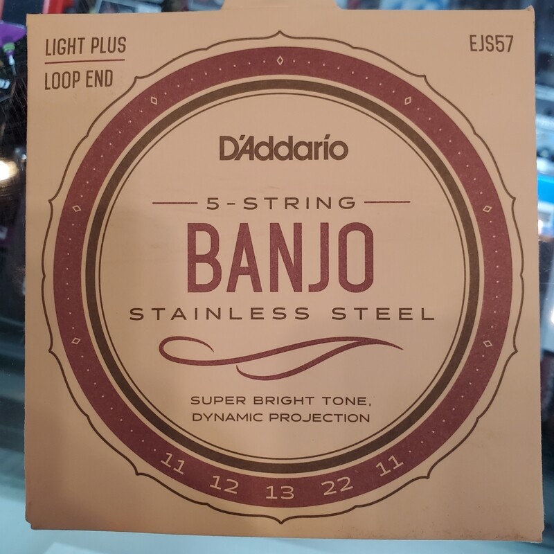 D'Addario 5 String Banjo EJS57