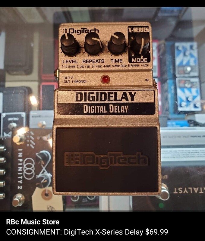 CONSIGNMENT: DigiTech X-series Delay Pedal ( In Store Purchase)