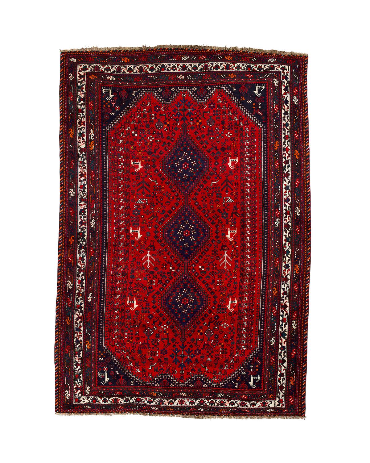 Traditional Qashqi 8 x 10 Rug
